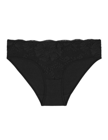 Figi - Majtki figi damskie z koronkowym przodem w kwiaty 4-pak WIELOKOLOROWY - produkt 4