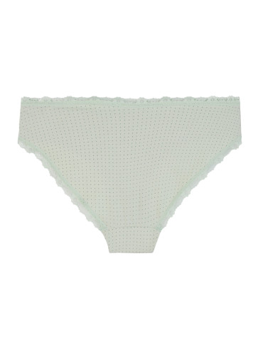 Figi - Majtki damskie figi bikini w kropki wykończone koronką 4-pak WIELOKOLOROWY - produkt 2