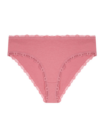 Figi - Majtki damskie figi bikini bawełniane z koronką 6-pak WIELOKOLOROWY - produkt 5