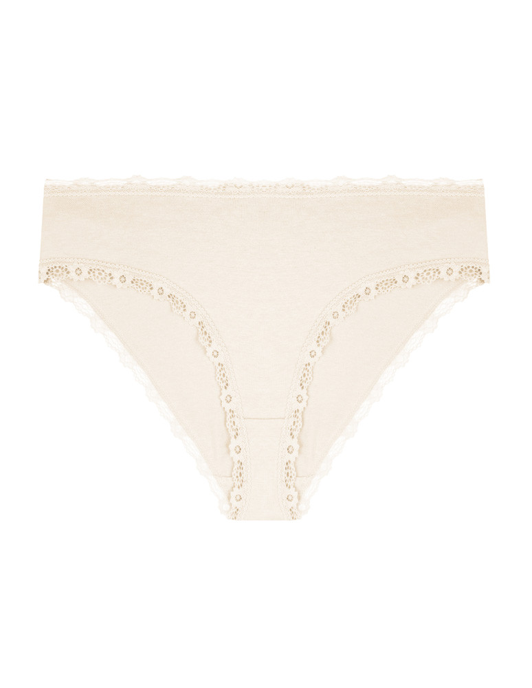 Figi - Majtki damskie figi bikini bawełniane z koronką 6-pak WIELOKOLOROWY - produkt moraj.pl 6