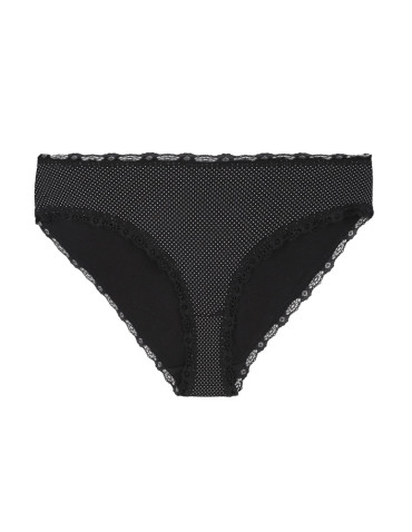 Figi - Majtki damskie figi bikini z wzorem wykończone koronką 6-pak WIELOKOLOROWY - produkt 4