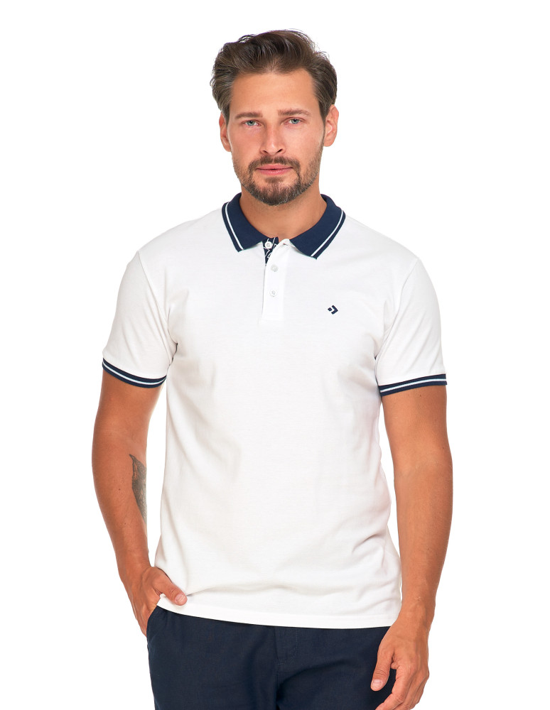Polo - Koszulka polo męska bawełna czesana Premium BIAŁY - produkt moraj.pl 1