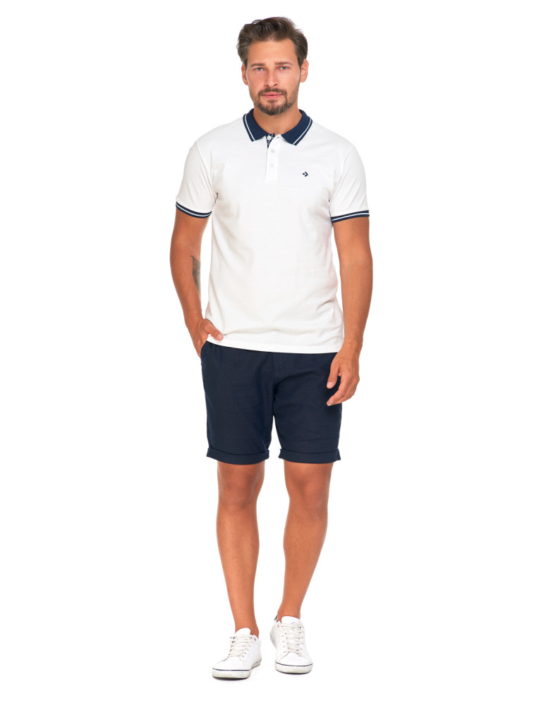 Polo - Koszulka polo męska bawełna czesana Premium BIAŁY - produkt moraj.pl 4