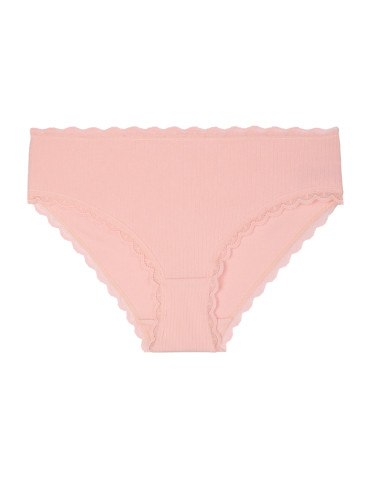 Figi - Majtki damskie figi bikini prążkowane z koronką 6-pak WIELOKOLOROWY - produkt 5