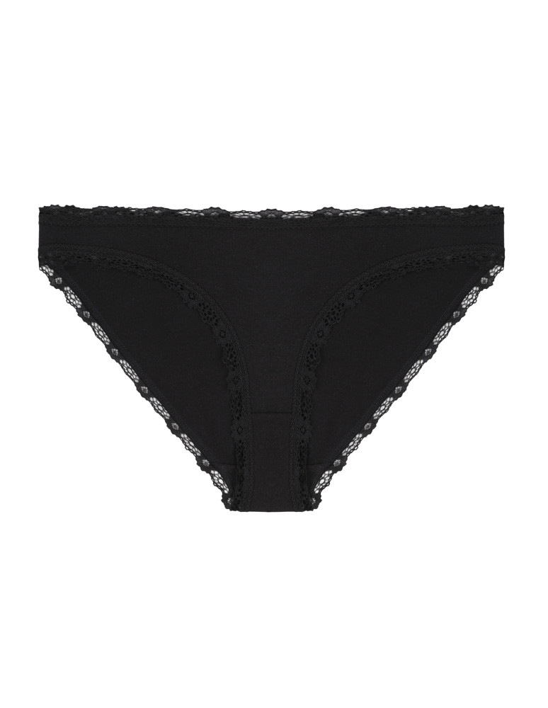 Figi - Majtki damskie figi mini bikini w serduszka z koronką 3-pak WIELOKOLOROWY - produkt moraj.pl 5