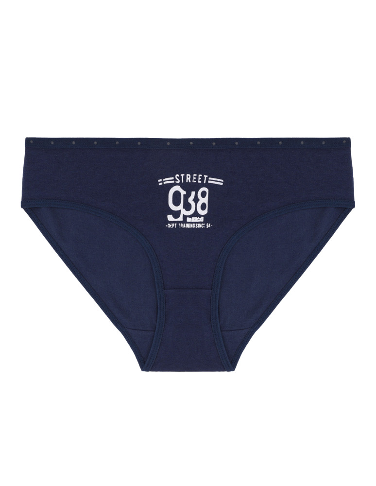 Figi - Majtki figi damskie bikini bawełniane z nadrukiem 4-pak WIELOKOLOROWY - produkt moraj.pl 5