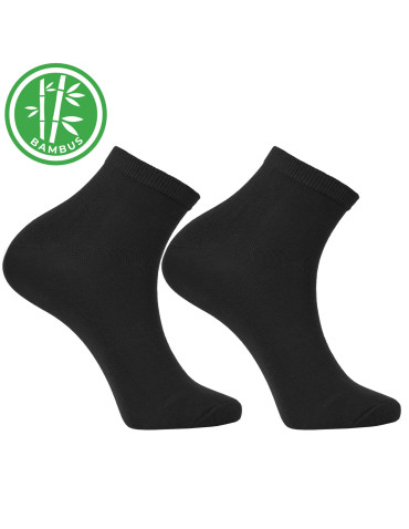 Za kostkę - Skarpety męskie bambusowe 3-pak CZARNY - produkt 2