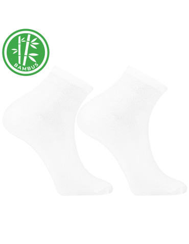 Za kostkę - Skarpety męskie bambusowe 3-pak BIAŁY - produkt 2
