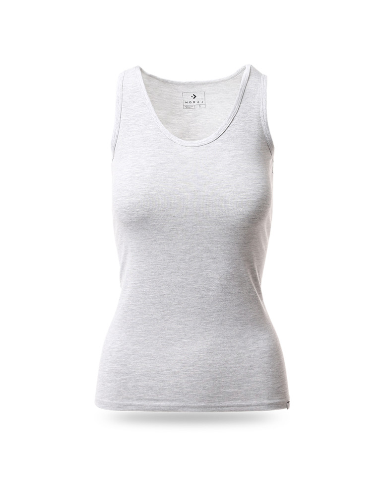 Koszulki i topy - Koszulka damska bawełniana tank-top na ramiączkach 3-pak WIELOKOLOROWY - produkt moraj.pl 3