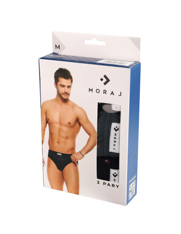 Slipy - Majtki slipy męskie bawełniane 3-pak WIELOKOLOROWY - produkt 2