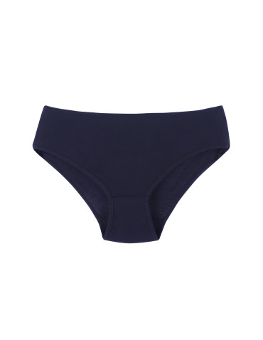 Figi - Majtki figi bikini damskie bawełniane 3-pak WIELOKOLOROWY - produkt 3