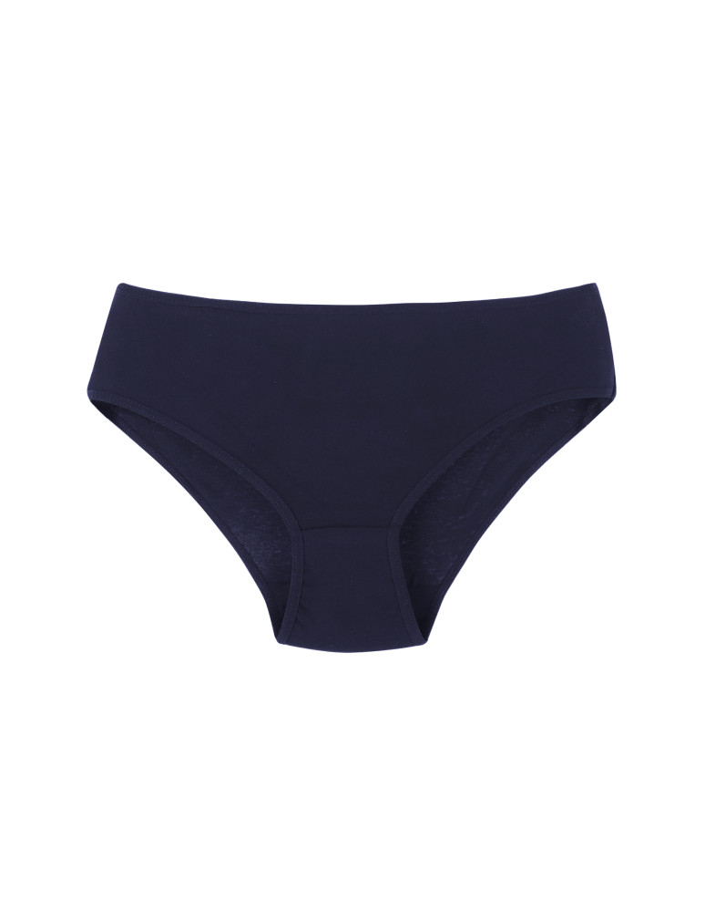 Figi - Majtki figi bikini damskie bawełniane 3-pak WIELOKOLOROWY - produkt moraj.pl 3