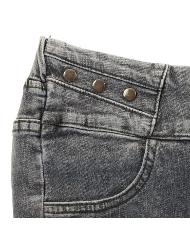 Spodnie - Spodnie jeansy damskie typu skinny elastyczne NIEBIESKI - produkt 3