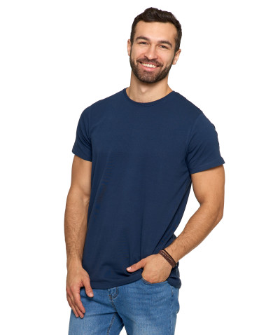 Koszulki, topy, koszule - Koszulka męska bawełniana T-shirt z okrągłym dekoltem 3-pak WZÓR 3 - produkt 24