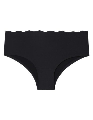 Figi - Majtki damskie bezszwowe figi bikini CZARNY - produkt 1