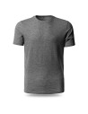 Koszulka męska bawełniana T-shirt CIEMNY SZARY