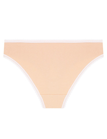 Figi - Damskie majtki mini bikini z koronkowym wykończeniem 4-pak WIELOKOLOROWY - produkt 5