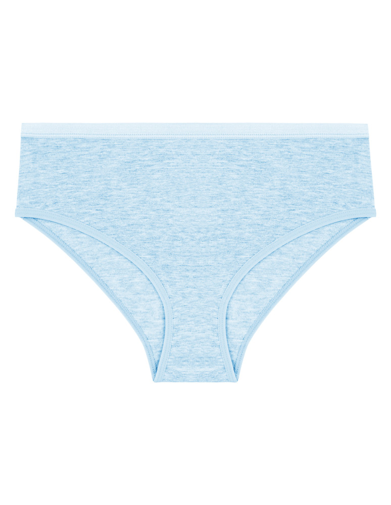 Figi - Damskie majtki figi bikini klasyczne z gumką w pasie 4-pak WIELOKOLOROWY - produkt moraj.pl 4