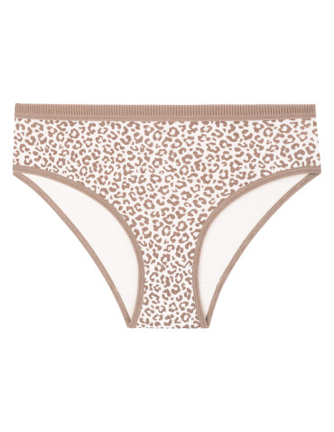 Figi - Damskie majtki figi mini bikini w panterkę 6-pak WIELOKOLOROWY - produkt 7