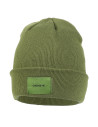 Czapka damska beanie klasyczna z napisem ZIELONY