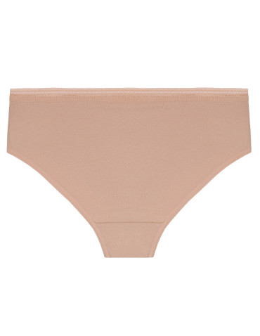Figi - Damskie majtki figi bikini bawełniane z ozdobną gumką 4-pak WIELOKOLOROWY - produkt 4