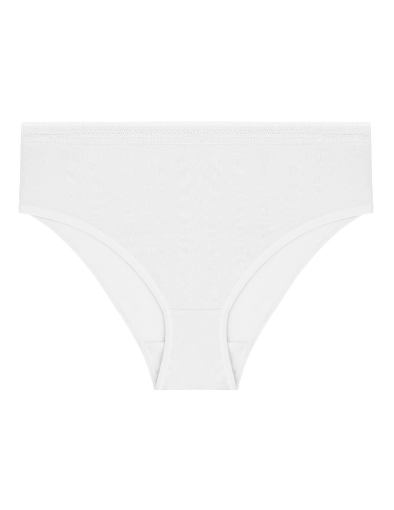 Figi - Damskie majtki figi bikini bawełniane z ozdobną gumką 4-pak WIELOKOLOROWY - produkt moraj.pl 6