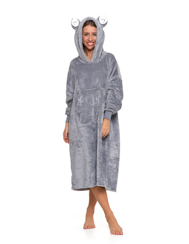 Kocobluzy - Kocobluza koala przytulna bluza koc i poduszka 2w1 SZARY - produkt 7