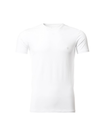 Koszulki, topy, koszule - Koszulka męska T-shirt bawełniana Premium okrągły dekolt BIAŁY - produkt 8