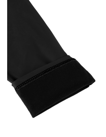 Legginsy - Damskie legginsy z eko skóry z wysokim stanem CZARNY - produkt 12