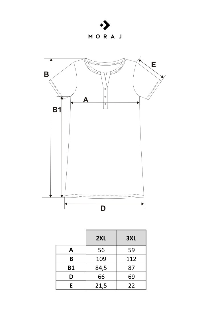 Damska piżama koszula nocna krótka kawiatowy wzór Plus Size Damska piżama koszula nocna krótka kawiatowy wzór Plus Size