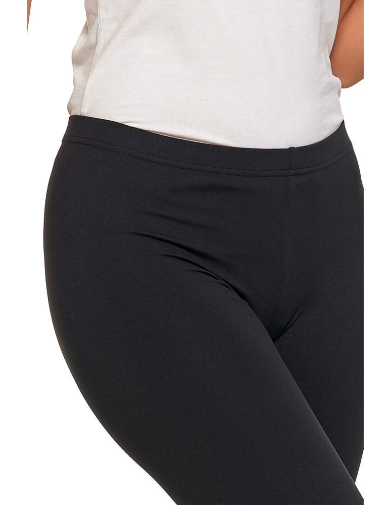 Legginsy - Klasyczne czarne legginsy damskie peach touch CZARNY - produkt moraj.pl 6