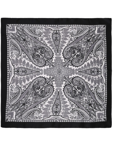 Szale i chusty - Damska apaszka w stylu paisley CZARNY - produkt 2