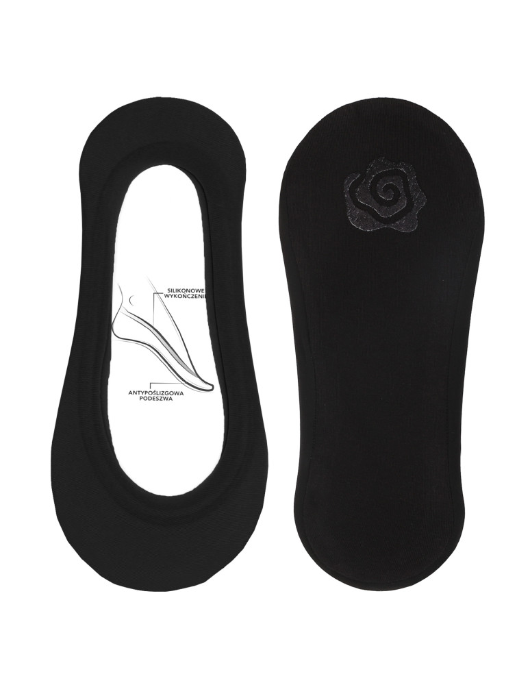 Niskie stopki - Skarpetki damskie mikrostopki 6-pak CZARNY - produkt moraj.pl 2